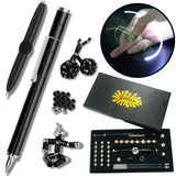 Magnetic Fidget Pen with LED Fidget Toys (Black Variant)